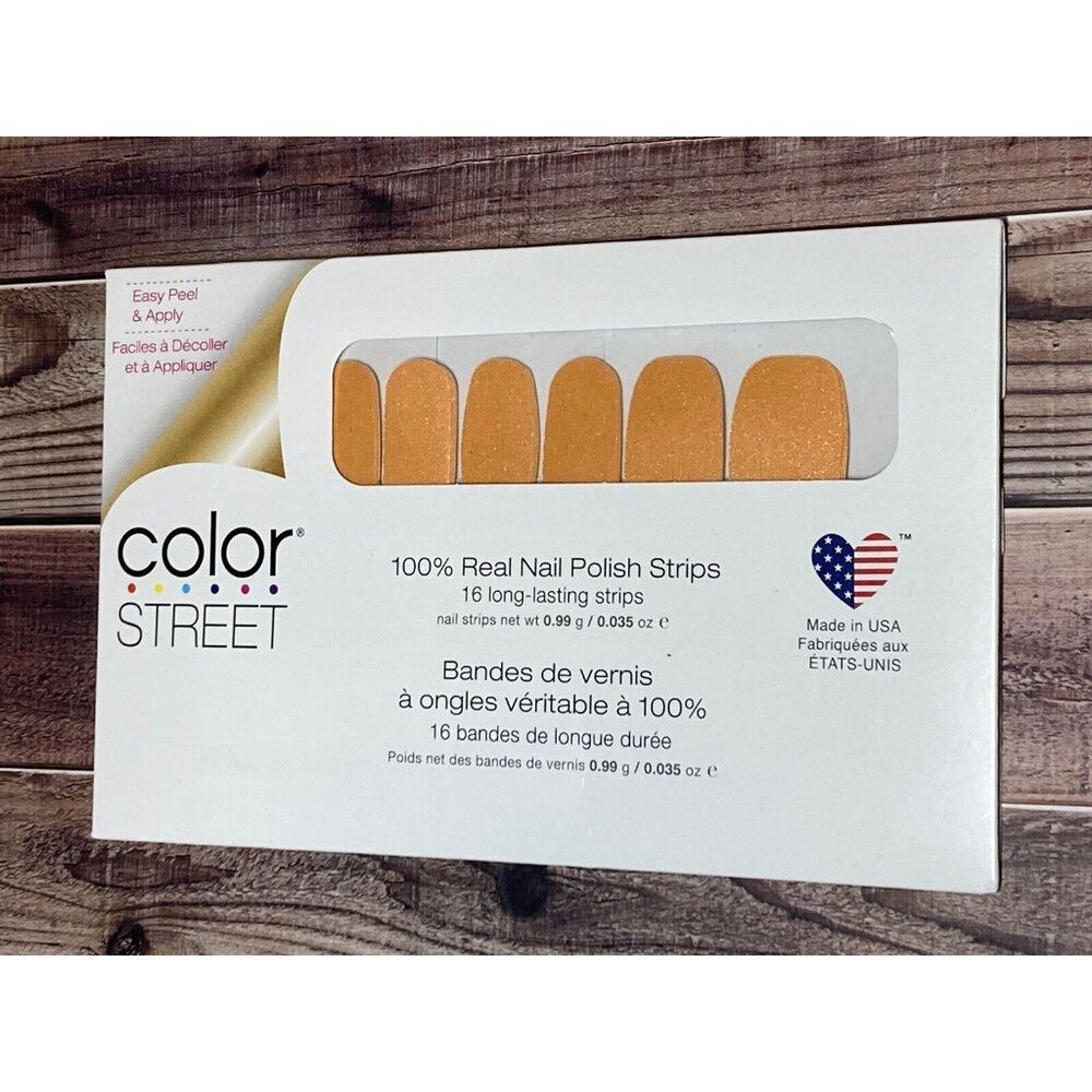 Color Street Nail Strips Tangerine Tempo